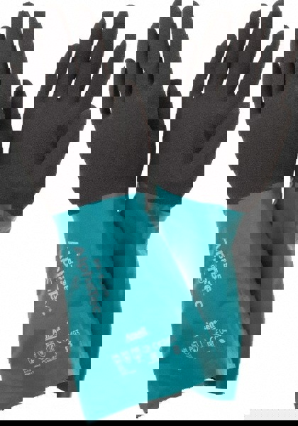 Series 58-535B Chemical Resistant Gloves: 13.00 Thick, Nitrile, Supported,